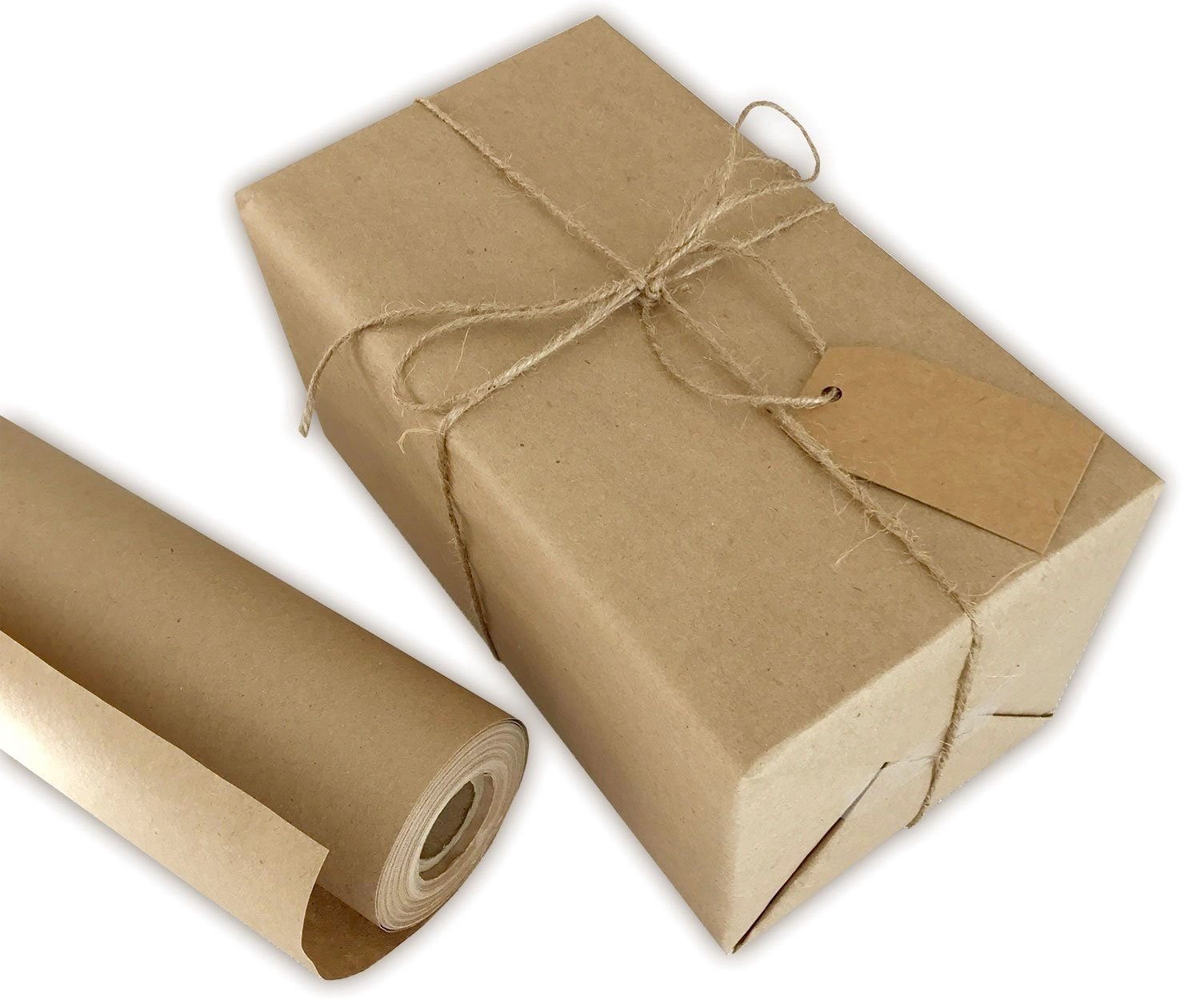 100 Pcs Christmas Gift Tags with String Kraft Paper Vintage Wedding Hang Tags 7x4cm with Natural Jute Twine - Image 7