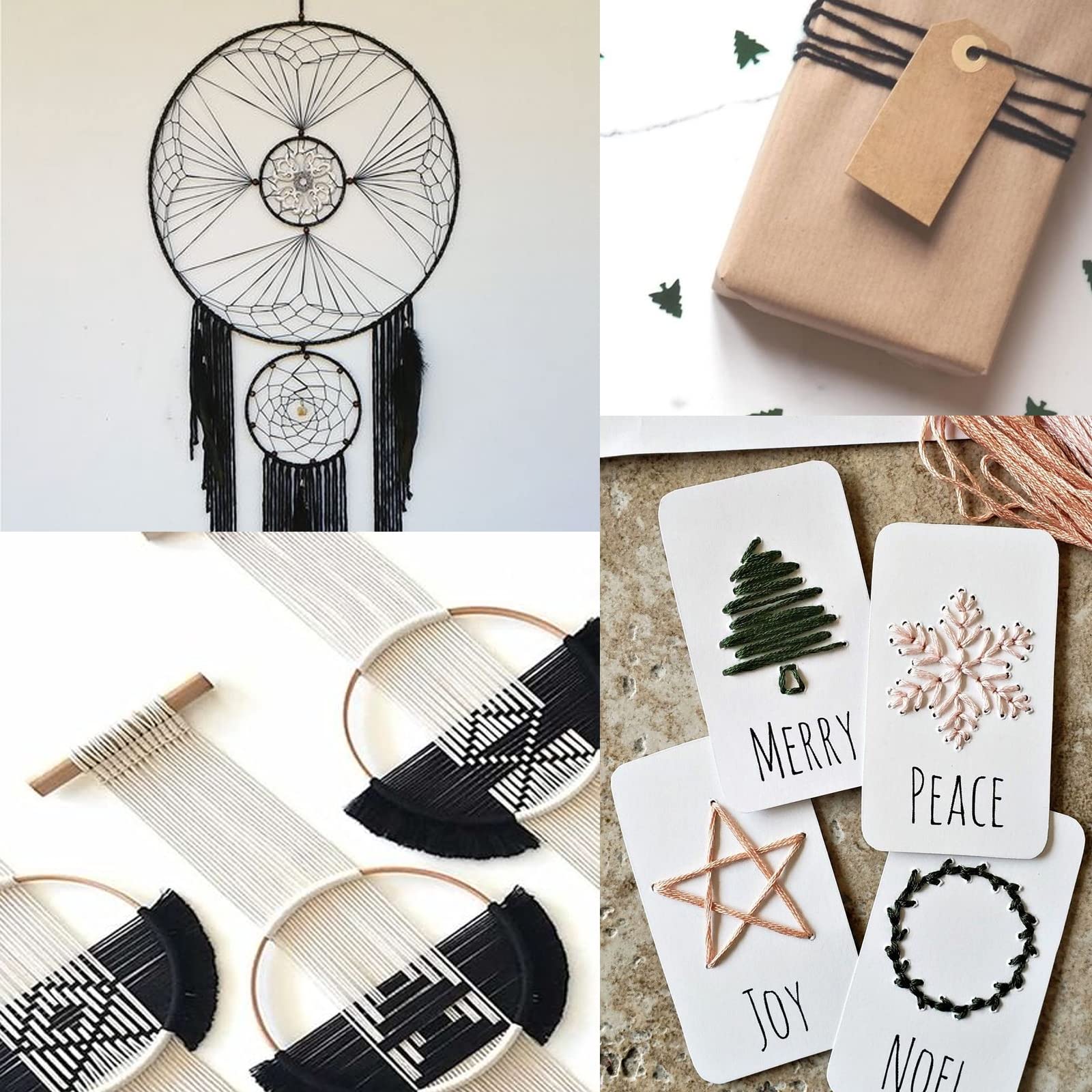 Black Twine String,Cotton Bakers Twine 656 Feet Cotton Cord Crafts Gift Twine String Christmas Holiday Twine - Image 6