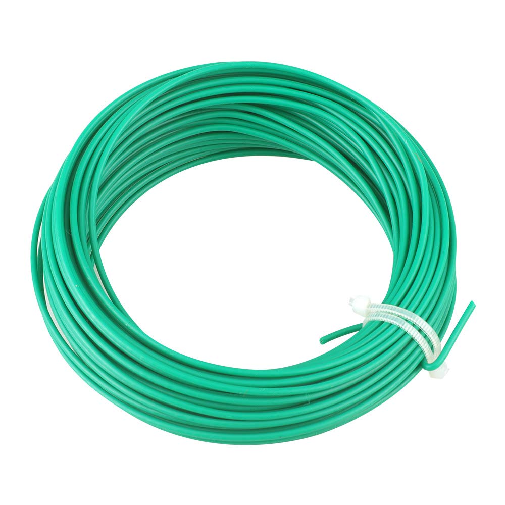 KINGLAKE 100 Feet Green Sturdy Plastic Coated Garden Wire 1.8mm Plant Twist Tie Garden Training Wire (2pks 50 ft) - Image 3