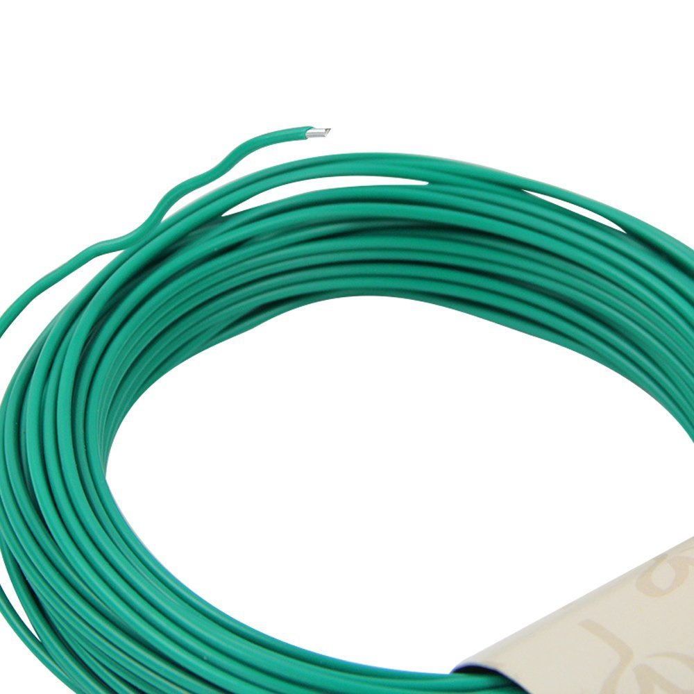KINGLAKE 100 Feet Green Sturdy Plastic Coated Garden Wire 1.8mm Plant Twist Tie Garden Training Wire (2pks 50 ft) - Image 4