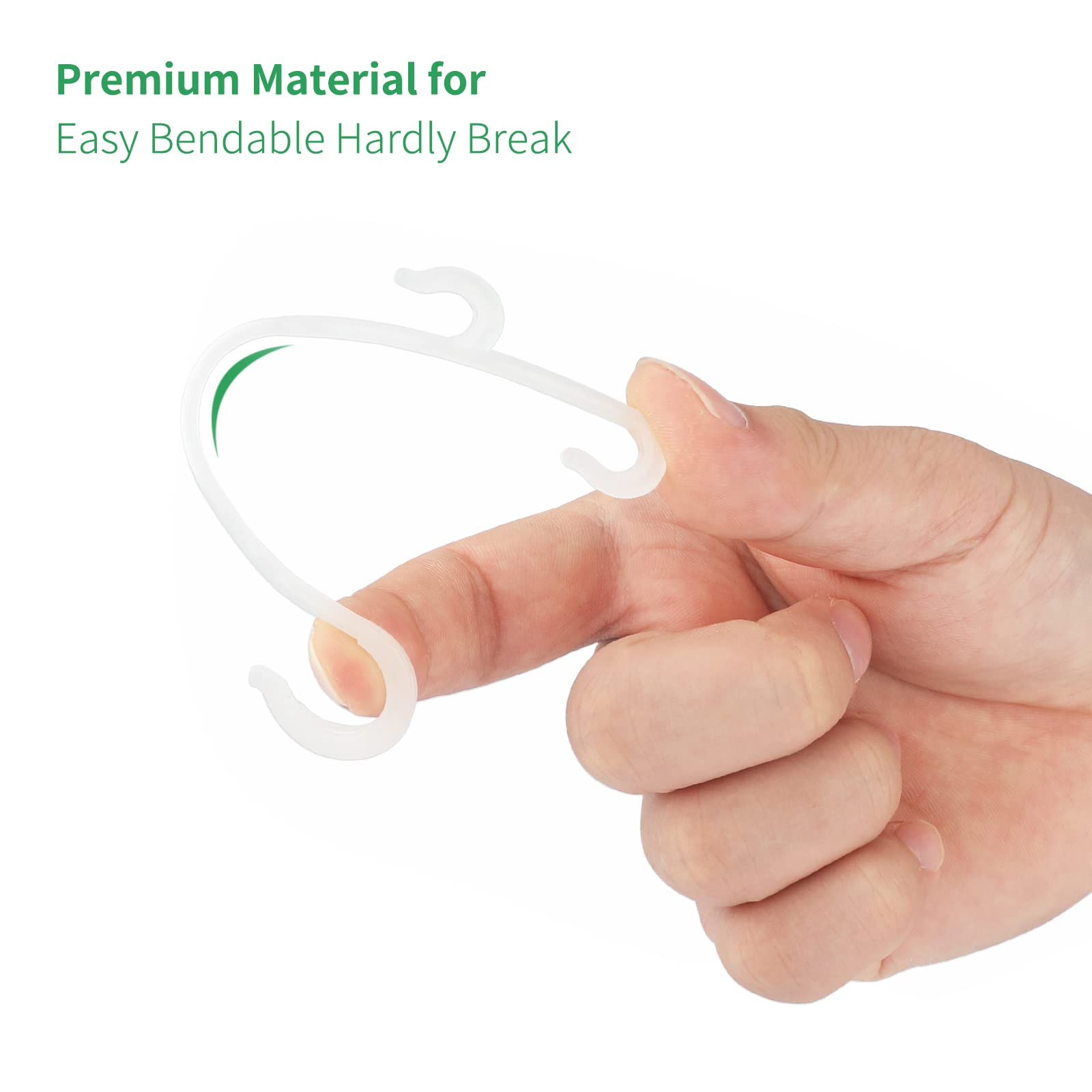 KINGLAKE 100 Pcs Tomato Support Clips Tomato Vegetable Support J-Hook Clips to Prevent Tomatoes from Pinching or Falling Off - Image 4