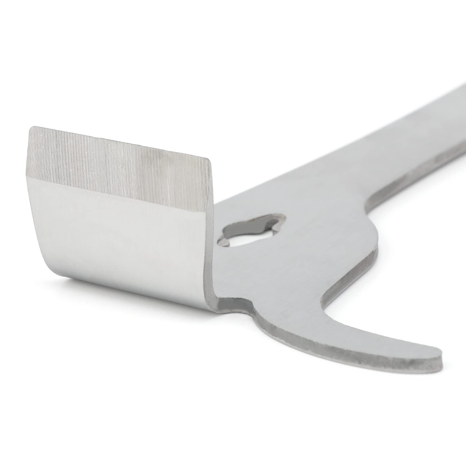 KINGLAKE Beekeepers Polished Stainless Steel Hive Scraper Tool Beekeeping Equipment Tool Silver - Image 3