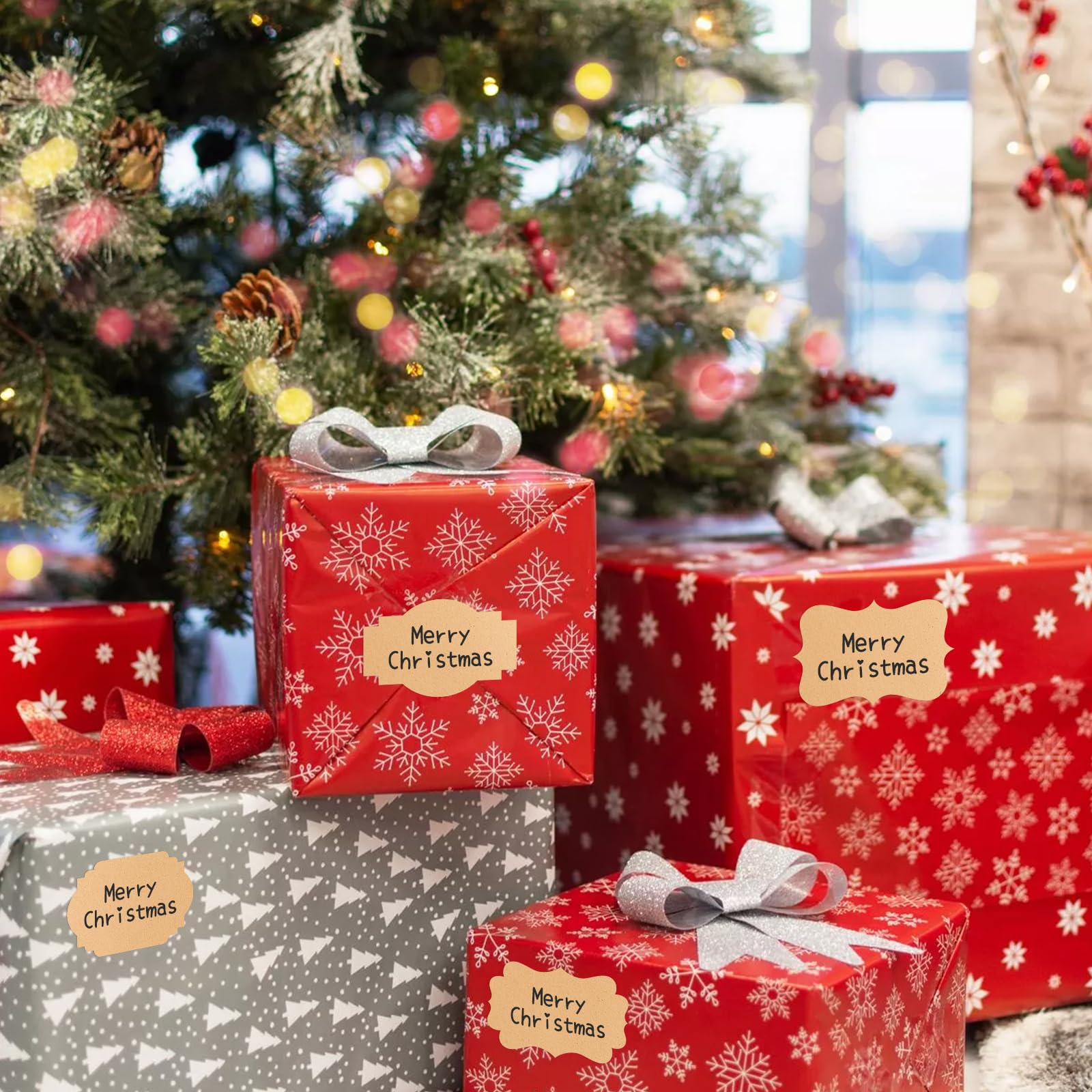 KINGLAKE Fancy Shape Kraft Label Stickers 2x3 Inch - 160PCS Canning, Gift Tags & Storage Bottle Labels - Image 6