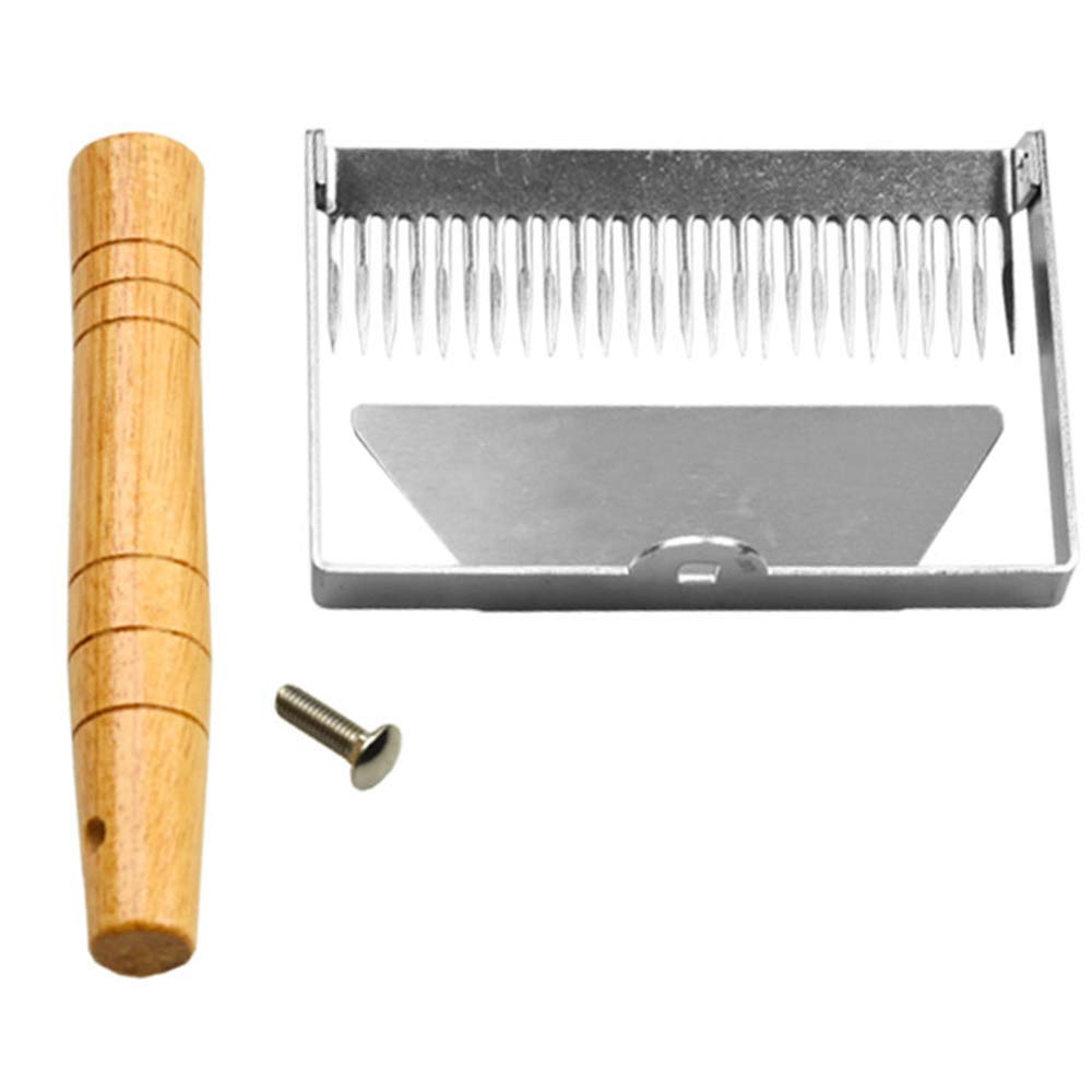 KINGLAKE Large Honey Uncapping Fork Iron Honeycomb Honey Scraper Wooden Handle Beekeeping Beekeeper Equipment Tool - Image 5