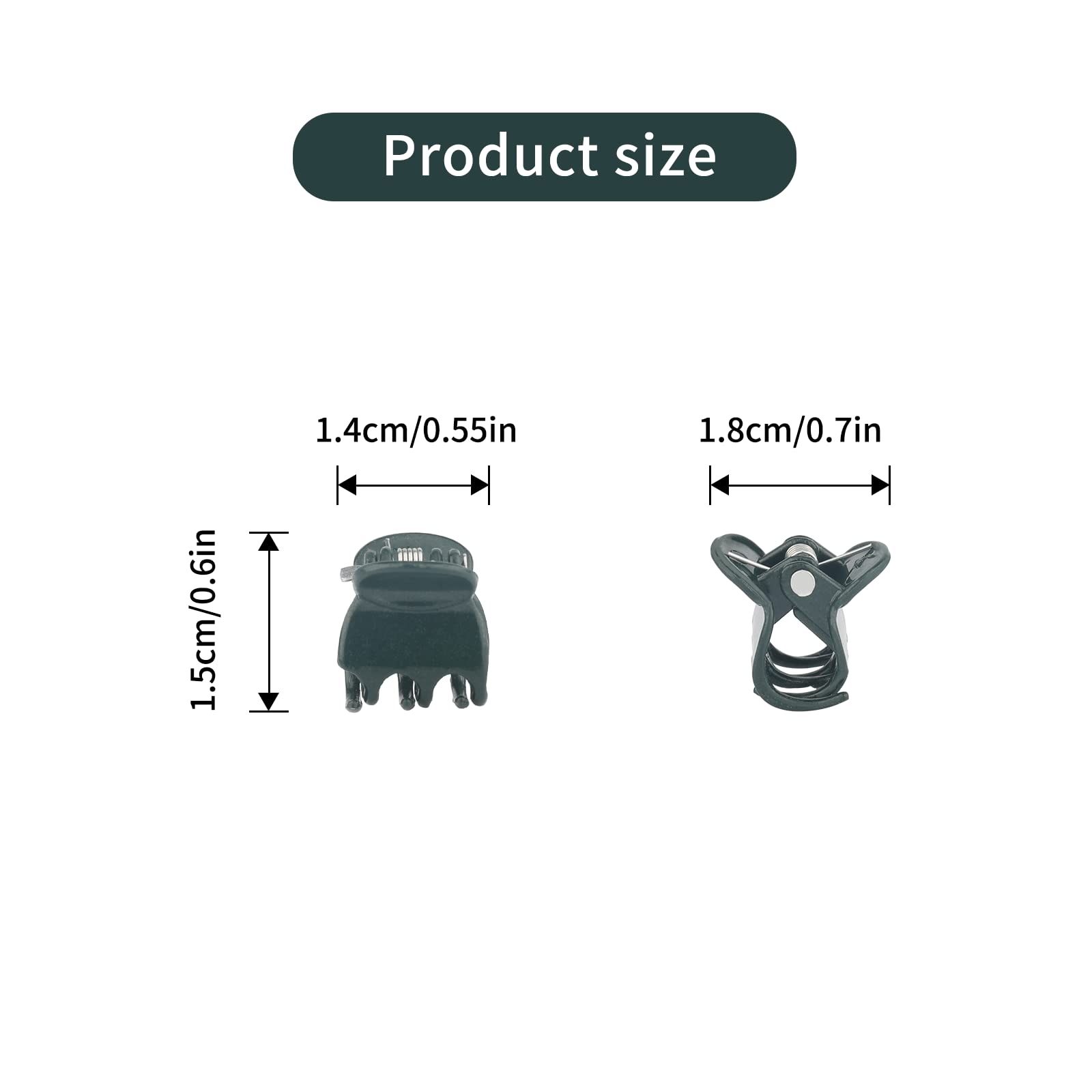 KINGLAKE Orchid & Plant Support Clips - 100 Pcs Dark Green Garden Cymbidium Clips to Keep Stems & Vines Upright - Image 3